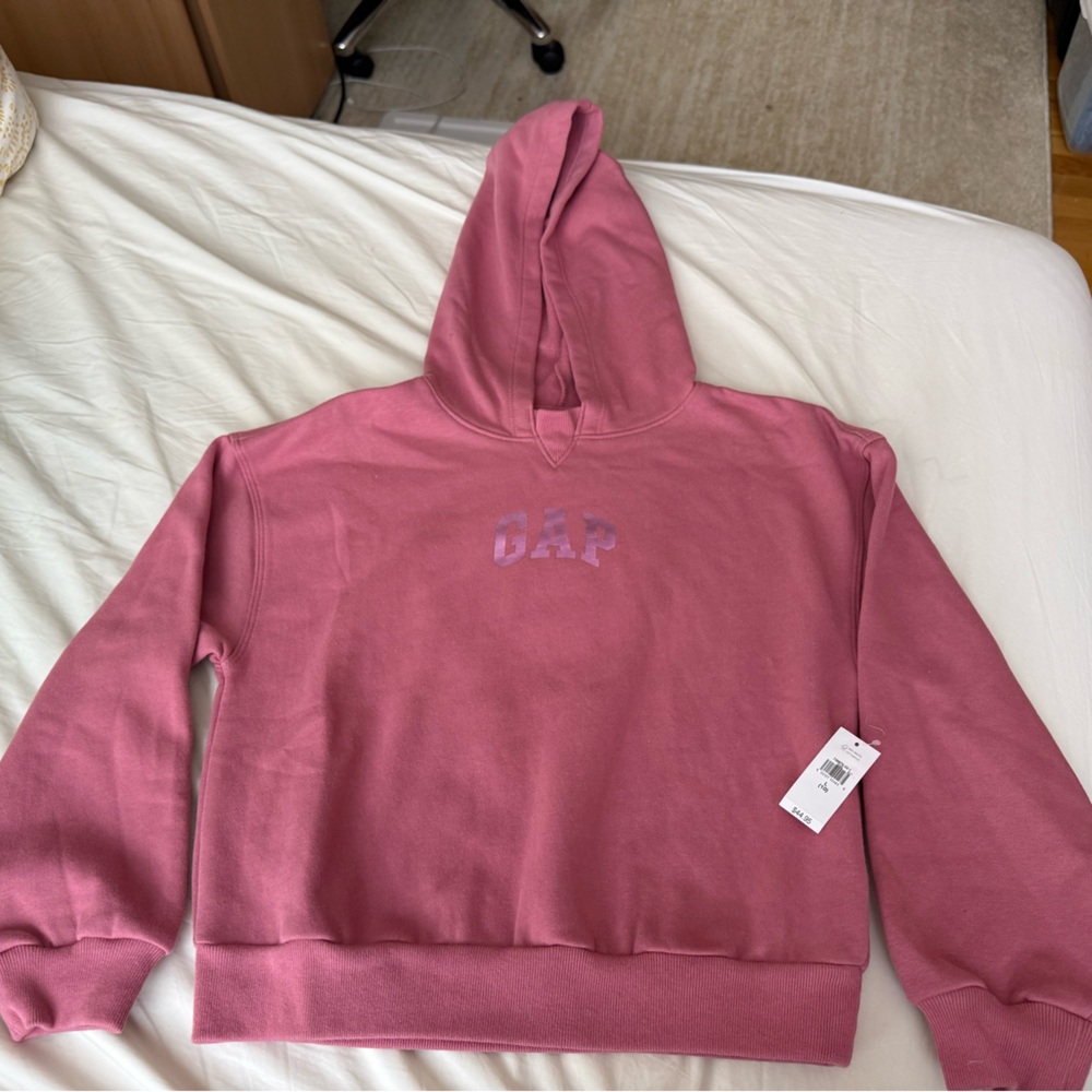 GAP Girls Pink Hoodie Sweatershirt